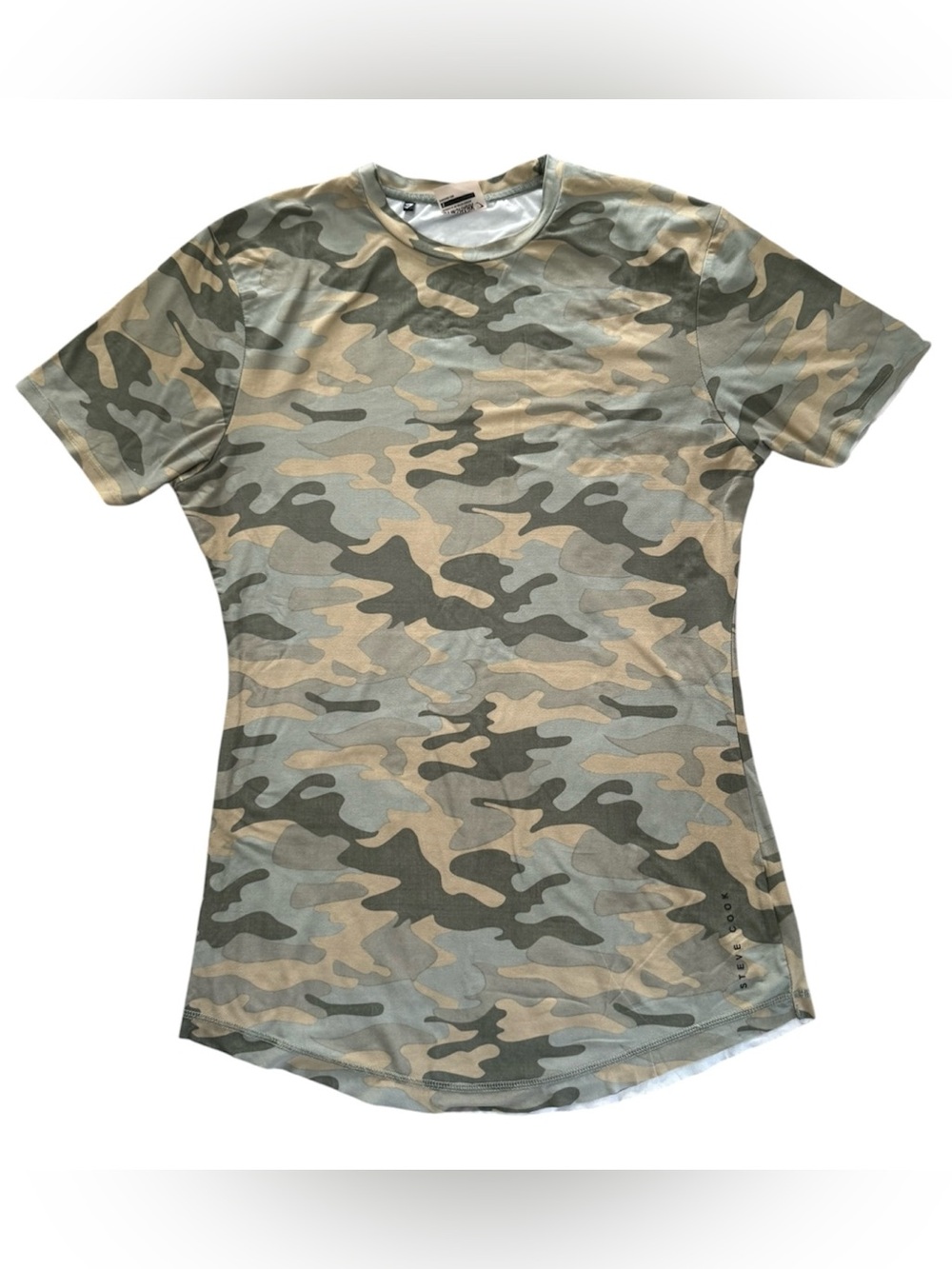 Gymshark x Steve Cook Camo Short Sleeve Tee